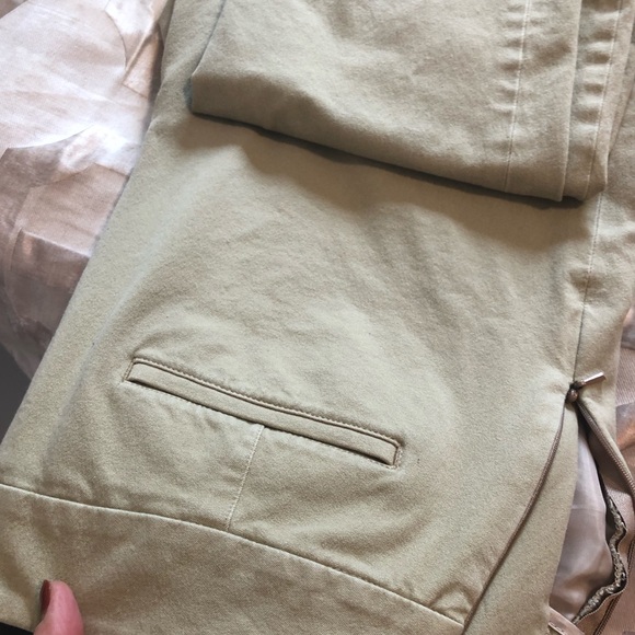 Talbots khaki pants with side zip - Picture 8 of 10